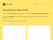 Tablet Screenshot of makerscafe.com